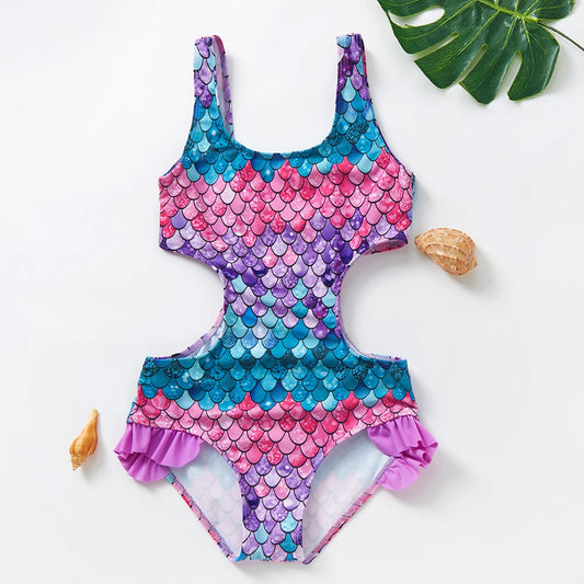 One Piece Mermaid Swimming Costume