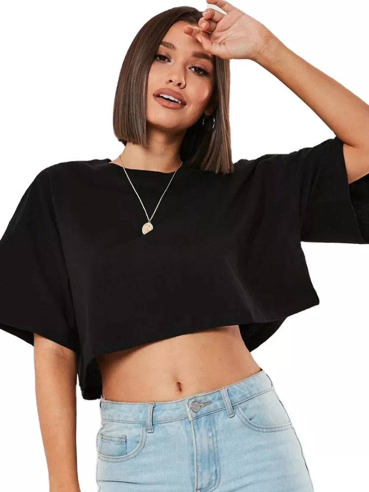 Oversized Crop Tops