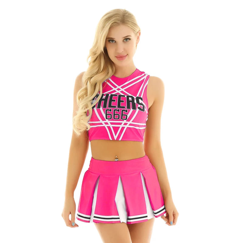 Cheerleading Uniform Cosplay Set