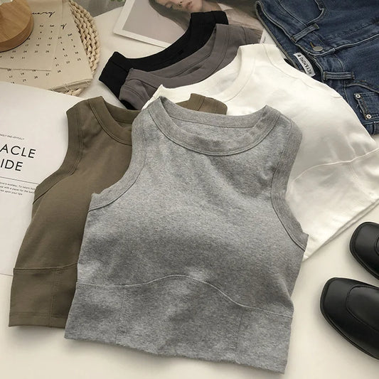 Padded Tank Crop Top