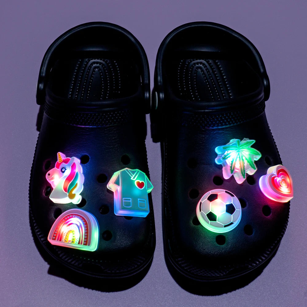 1 Piece LED Shoe Charms