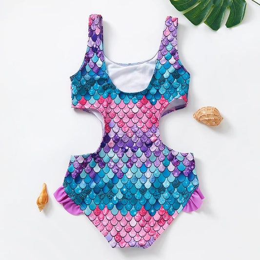 One Piece Mermaid Swimming Costume