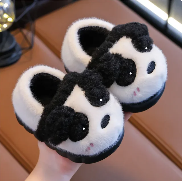 Warm Animal Non Slip Plush Slippers