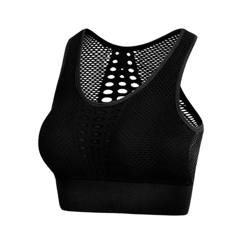 Breathable Mesh Sports Bra