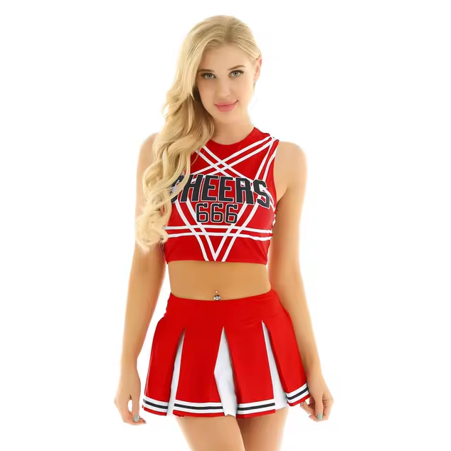 Cheerleading Uniform Cosplay Set