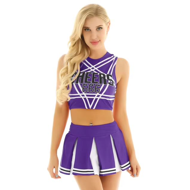 Cheerleading Uniform Cosplay Set