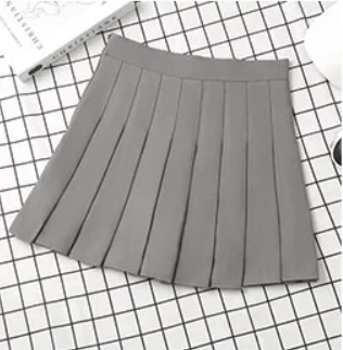 High Waist Mini Pleated Skirt