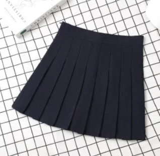 High Waist Mini Pleated Skirt