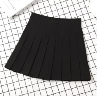 High Waist Mini Pleated Skirt