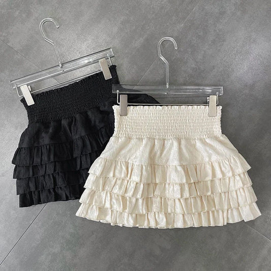 Ruffled Mini Skirt