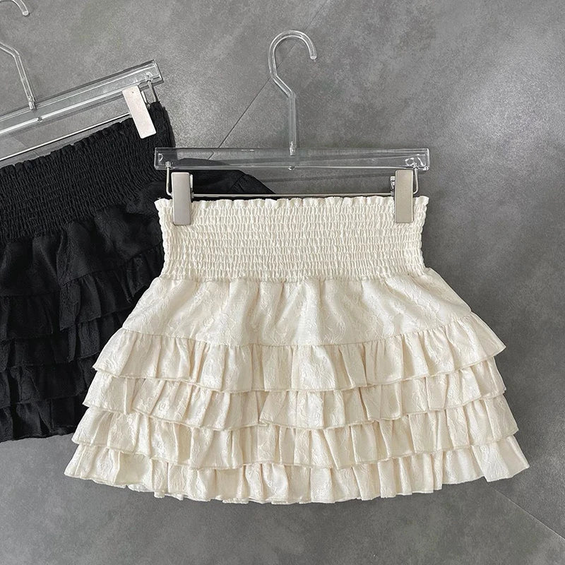 Ruffled Mini Skirt