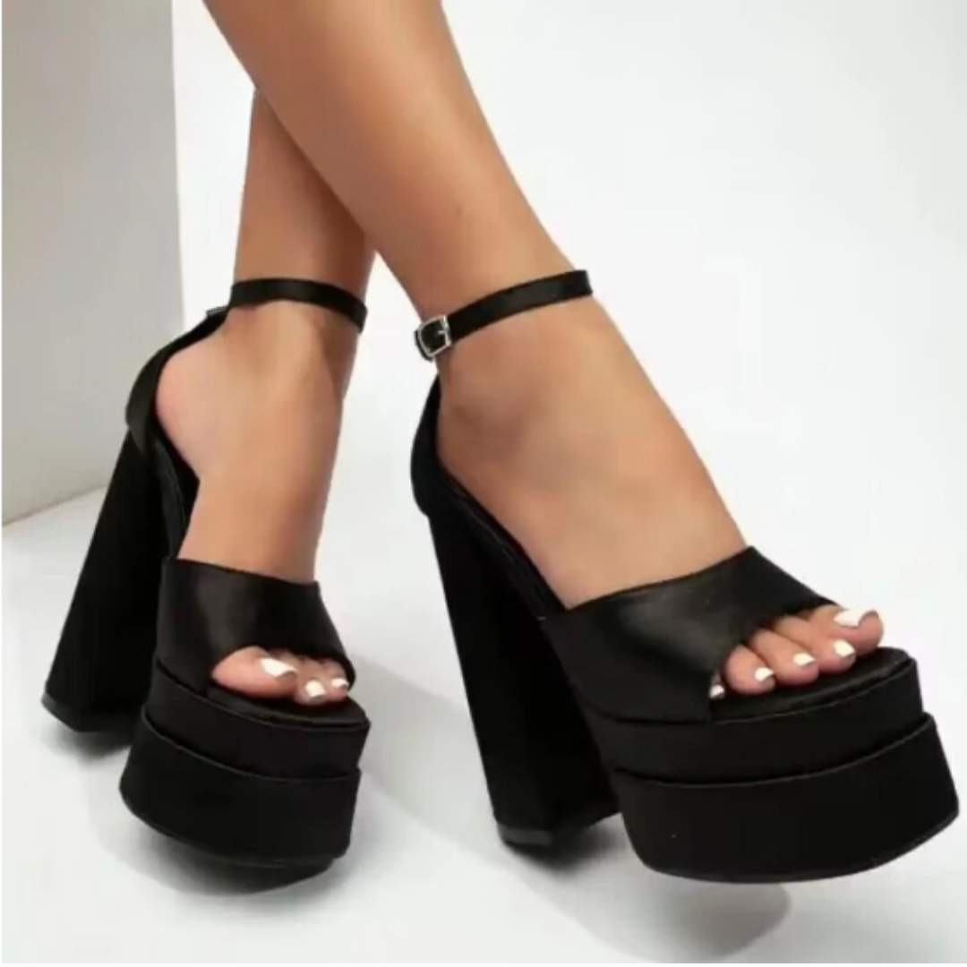 Block Platform High Heels