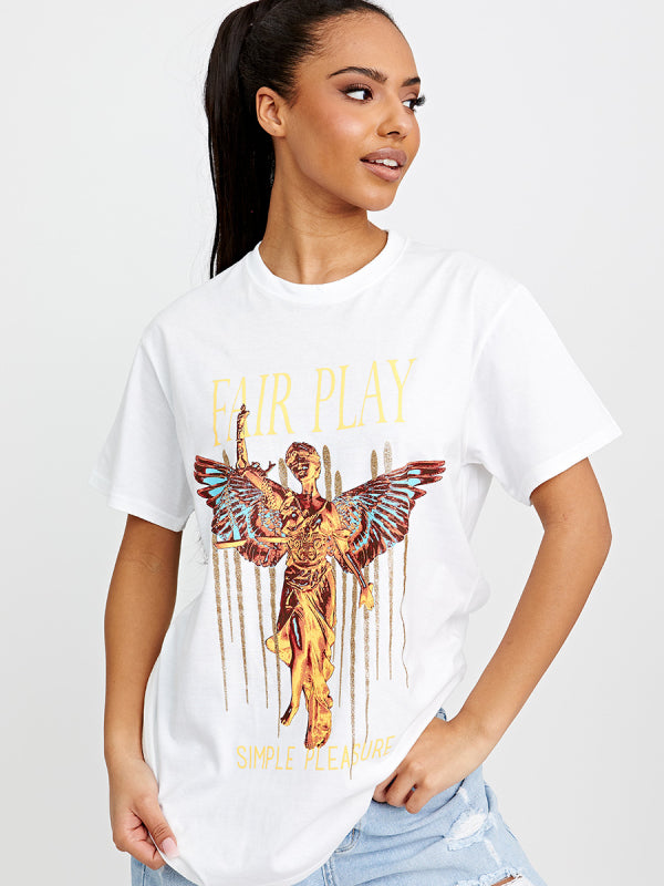 Fair Play Graphic Printed T-Shirt