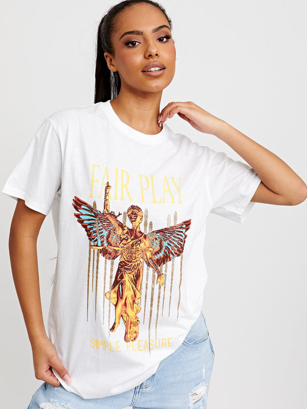 Fair Play Graphic Printed T-Shirt