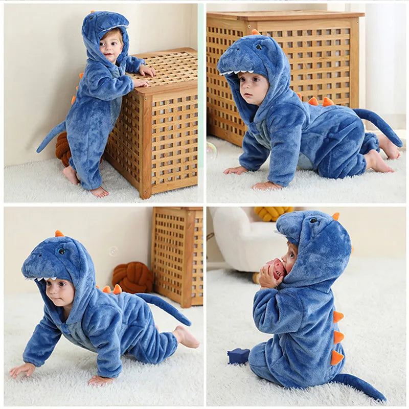 Blue Dinosaur Bodysuit