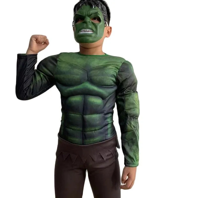 Boy The Incredible Hulk Cosplay Fancy-Dress Costume