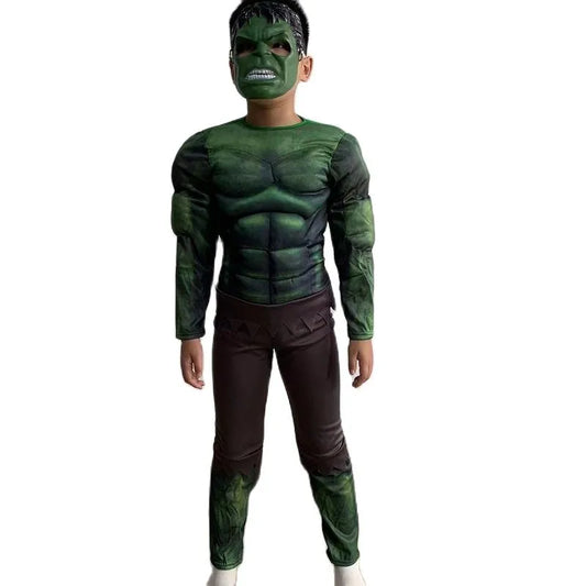 Boy The Incredible Hulk Cosplay Fancy-Dress Costume