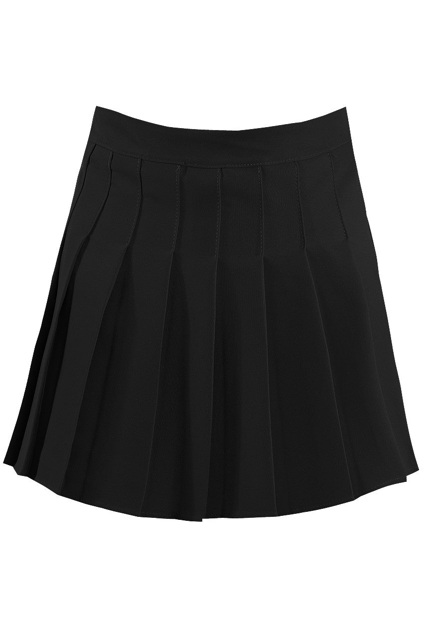 Box Pleat Mini Skirt