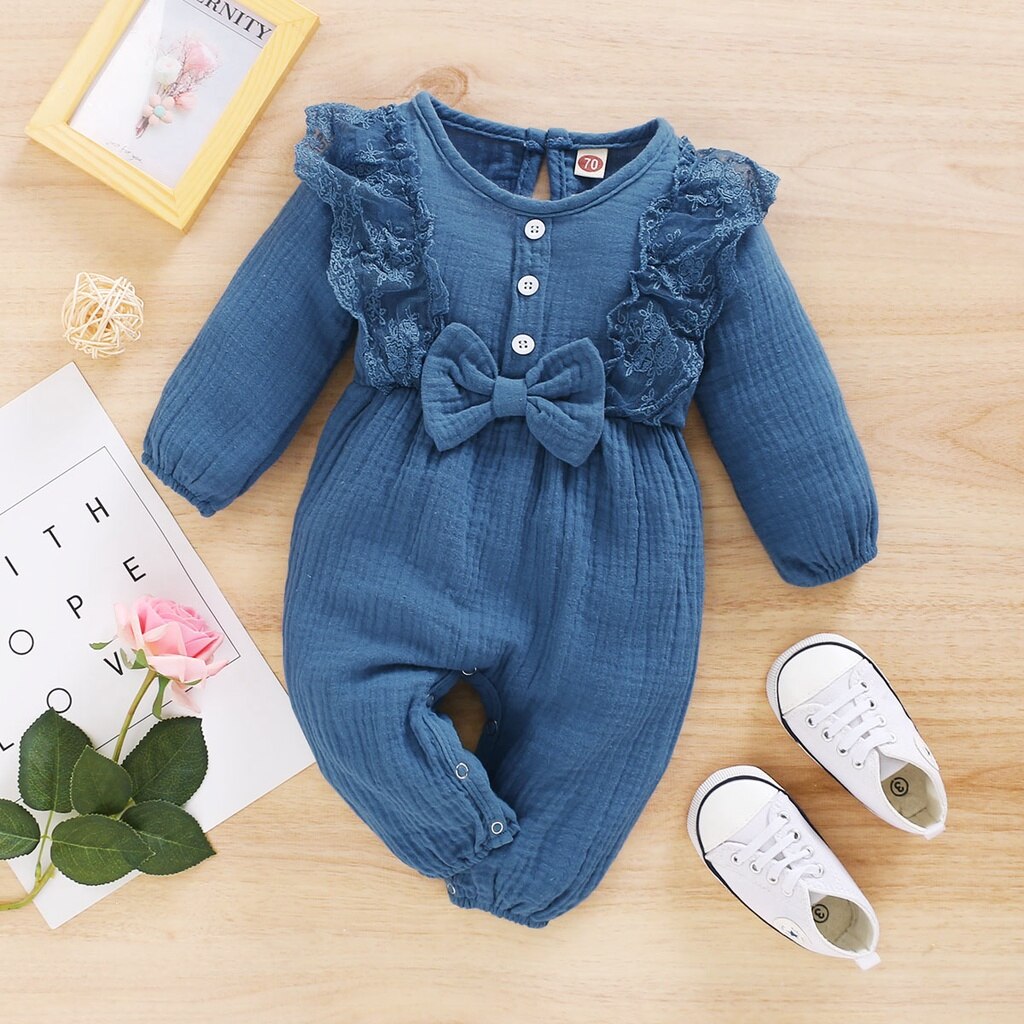 Newborn Baby Girls Bodysuit Cotton Romper