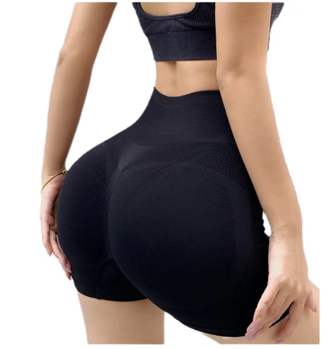 Seamless High Waist Workout Shorts