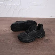 Black Thick Sole Trainers