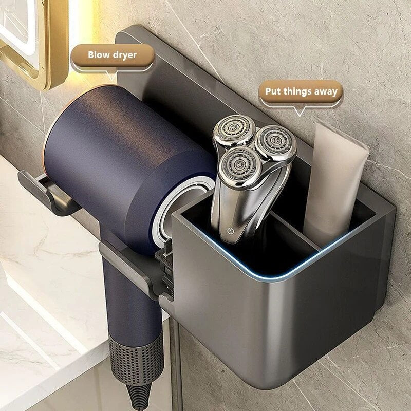 Wall Mounted Hair Dryer Holder For Dyson Hair Drier