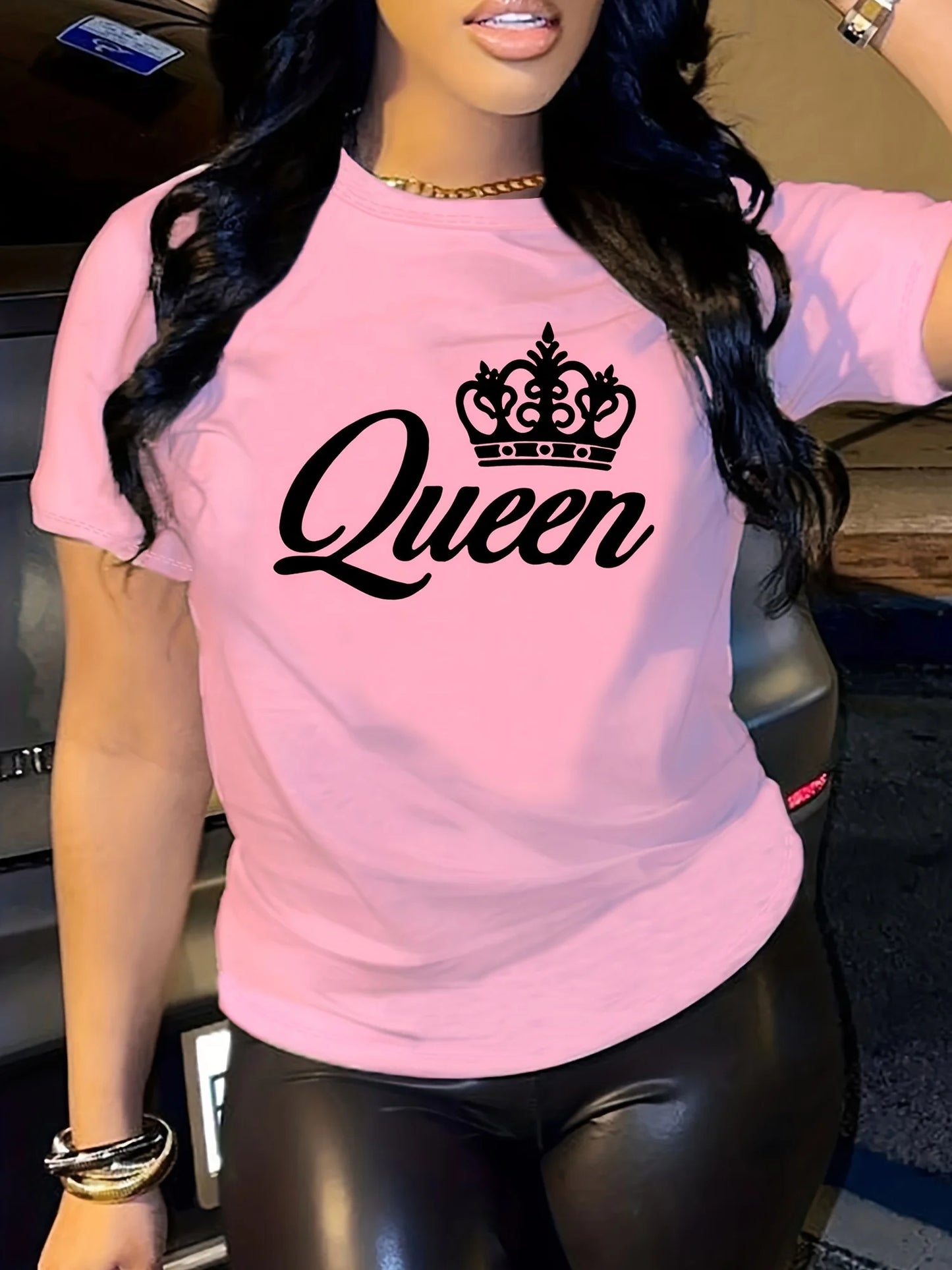 "Queen" Printed T-Shirt