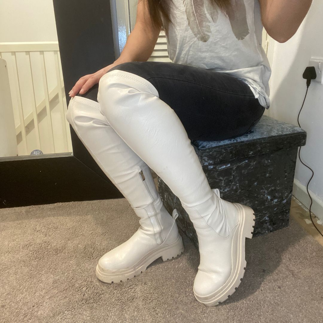 Over the knee on sale boots with platform